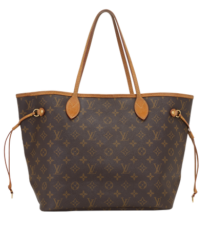 Neverfull MM, &pound;995, Handbags, Brown, Canvas, Front view
